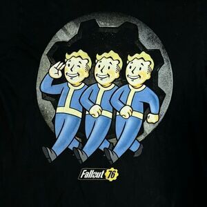 Fallout '76 Game PROMO LAUNCH SHIRT MEN SIZE Small‎